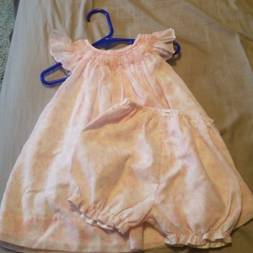 9m Dress with matching Bloomers 2pc